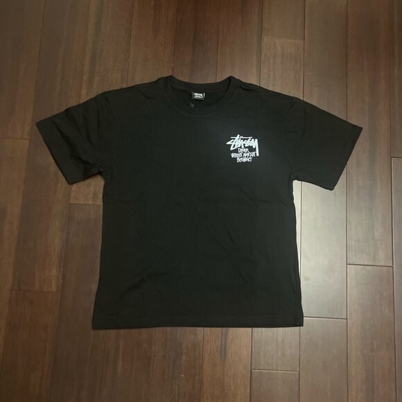 Stüssy × Dover Street Market Black DSM Collab Tee | Size Medium | Rare - Picture 1 of 5
